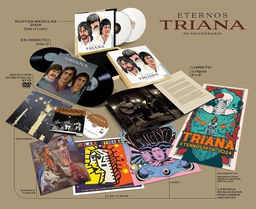 Triana - Eternos Triana (50 Aniversario in the group CD / Pop-Rock at Bengans Skivbutik AB (5575522)