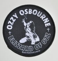 Ozzy Osbourne - Patch Blizzard Of Ozz (9,2 X 9,2 Cm in the group MERCHANDISE / Patch / Heavy Metal at Bengans Skivbutik AB (5577286)