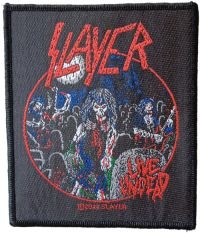 Slayer - Patch Live Undead (10,2 X 8,7 Cm) in the group MERCHANDISE / Patch / Heavy Metal at Bengans Skivbutik AB (5577380)