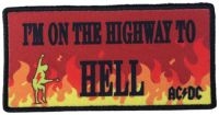 Ac/Dc - Patch Highway To Hell Flames (5,3 X in the group MERCHANDISE / Patch / Heavy Metal at Bengans Skivbutik AB (5577388)