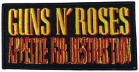 Guns N Roses - Patch Appetite For Destruction (4,9 in the group MERCHANDISE / Patch / Heavy Metal at Bengans Skivbutik AB (5577395)