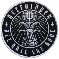 Hellripper - Patch Goatmaster White (9 Cm) in the group OUR PICKS / Friday Releases / 2025-01-31 at Bengans Skivbutik AB (5577456)