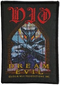 Dio - Patch Dream Evil (10 X 7,1 Cm) in the group MERCHANDISE / Accessoarer / Heavy Metal at Bengans Skivbutik AB (5577522)
