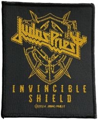 Judas Priest - Patch Invincible Shield (10 X 8,2 C in the group MERCHANDISE / Patch / Heavy Metal at Bengans Skivbutik AB (5577527)