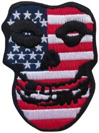 Misfits - Patch Usa Skull (8,8 X 6,5 Cm) in the group OUR PICKS / Friday Releases / 2025-01-31 at Bengans Skivbutik AB (5577584)