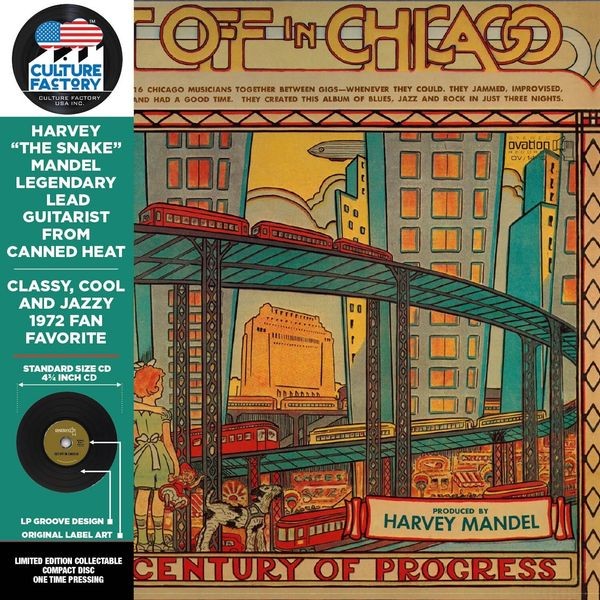 Harvey Mandel - Get Off In Chicago in the group CD / Jazz at Bengans Skivbutik AB (5578485)