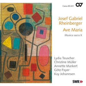 Rheinberger - Ave Maria (Musica Sacra Vol. 10) in the group CD / Klassiskt at Bengans Skivbutik AB (5579282)