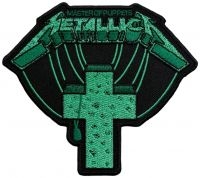 Metallica - Patch Master Of Puppets Green Cross in the group MERCHANDISE / Patch / Heavy Metal at Bengans Skivbutik AB (5579364)