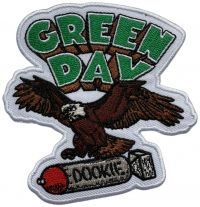 Green Day - Patch Dookie Eagle (9,1 X 8,8 Cm) in the group MERCHANDISE / Patch / Pop-Rock at Bengans Skivbutik AB (5579718)
