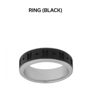 Bts - Monochrome Ring (BK_M) in the group MERCHANDISE / Merch / K-Pop at Bengans Skivbutik AB (5580240)