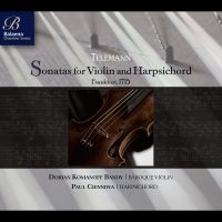 Paul Cienniwa & Dorian Komanoff Ban - Telemann Sonatas For Violin & Harps in the group CD / Pop-Rock at Bengans Skivbutik AB (5580717)