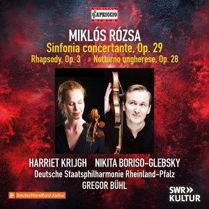 Miklos Rozsa - Sinfonia Concertante Rhapsody For in the group OUR PICKS / Friday Releases / 2025-04-04 at Bengans Skivbutik AB (5581629)