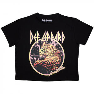 Def Leppard - Love Bites Lady Bl Crop Top in the group OTHER / Övrigt /  at Bengans Skivbutik AB (5583536r)