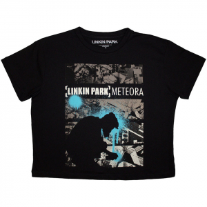 Linkin Park - Meteora Drip Collage Lady Bl Crop Top in the group OTHER / Övrigt /  at Bengans Skivbutik AB (5583543r)