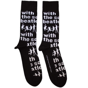 Beatles - With The Beatles Silhouettes Repeat Uni Bl Socks in the group MERCHANDISE / Merch / Pop-Rock at Bengans Skivbutik AB (5583645)