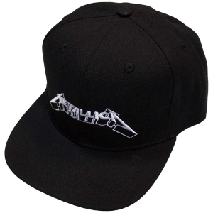 Metallica - 3D Logo Bl Snapback Cap in the group MERCHANDISE / Merch / Hårdrock at Bengans Skivbutik AB (5583712)