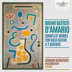 D'amario B B - Complete Works For Guitar Solo & Tw in the group OUR PICKS / Friday Releases / 2025-04-18 at Bengans Skivbutik AB (5584122)