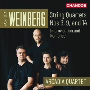 Mieczyslaw Weinberg - String Quartets, Vol. 5 in the group OUR PICKS / Friday Releases / 2025-04-25 at Bengans Skivbutik AB (5584304)