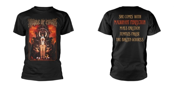 Cradle Of Filth - T/S Malignant Perfection (Xl) in the group MERCHANDISE / T-shirt / Heavy Metal at Bengans Skivbutik AB (5584404)