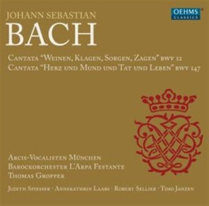 Bach - Cantatas Bwv 12 & 147 in the group Externt_Lager /  at Bengans Skivbutik AB (558605)