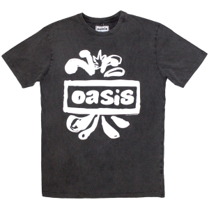 Oasis - Logo Splat Stone Wash Uni Char T-Shirt (2XL) in the group MERCHANDISE / T-shirt / Pop-Rock at Bengans Skivbutik AB (5586507)