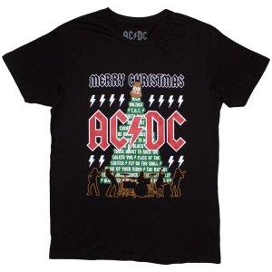 Ac/Dc - Merry Christmas Uni Bl T-Shirt  (XL) in the group MERCHANDISE / T-shirt / Heavy Metal at Bengans Skivbutik AB (5586888)