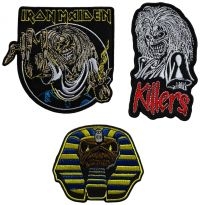Iron Maiden - Patch 3 Set (Killers, Powerslave, N in the group OUR PICKS / Friday Releases / 2025-03-21 at Bengans Skivbutik AB (5588096)