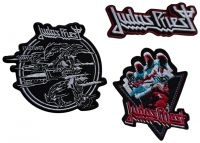 Judas Priest - Patch 3 Set (British Steel, Logo, F in the group OUR PICKS / Friday Releases / 2025-03-21 at Bengans Skivbutik AB (5588097)