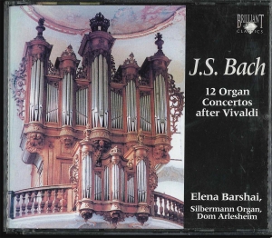 Bach J S - 12 Organ Concertos After Vivaldi in the group CD / Klassiskt at Bengans Skivbutik AB (5588555)