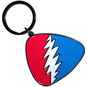 Grateful Dead - Red/Blue Plectrum Keychain in the group MERCHANDISE / Merch / Pop-Rock at Bengans Skivbutik AB (5589224)