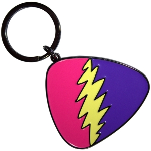 Grateful Dead - Pink/Purple Plectrum Keychain in the group MERCHANDISE / Merch / Pop-Rock at Bengans Skivbutik AB (5589225)