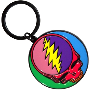 Grateful Dead - Multicoloured Steal Your Face Keychain in the group MERCHANDISE / Merch / Pop-Rock at Bengans Skivbutik AB (5589231)