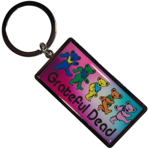 Grateful Dead - Dancing Bears Keychain in the group MERCHANDISE / Merch / Pop-Rock at Bengans Skivbutik AB (5589233)