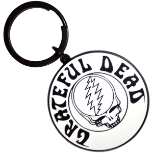 Grateful Dead - Steal Your Face Mono Black Keychain in the group MERCHANDISE / Merch / Pop-Rock at Bengans Skivbutik AB (5589235)