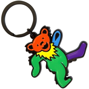 Grateful Dead - Green Body Dancing Bear Keychain in the group MERCHANDISE / Merch / Pop-Rock at Bengans Skivbutik AB (5589246)