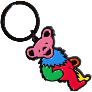 Grateful Dead - Red Body Dancing Bear Keychain in the group MERCHANDISE / Merch / Pop-Rock at Bengans Skivbutik AB (5589247)