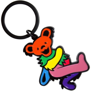 Grateful Dead - Pink Body Dancing Bear Keychain in the group MERCHANDISE / Merch / Pop-Rock at Bengans Skivbutik AB (5589248)