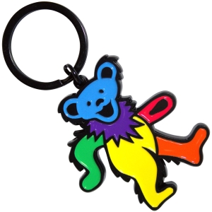 Grateful Dead - Yellow Body Dancing Bear Keychain in the group MERCHANDISE / Merch / Pop-Rock at Bengans Skivbutik AB (5589250)