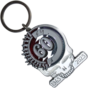 Grateful Dead - 60Th Anniversary Skull Keychain in the group MERCHANDISE / Merch / Pop-Rock at Bengans Skivbutik AB (5589251)