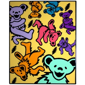 Grateful Dead - Dancing Bears & Lightning Bolts Magnet in the group MERCHANDISE / Merch / Pop-Rock at Bengans Skivbutik AB (5589252)