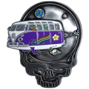 Grateful Dead - Space Your Face Bus Pin Badge in the group MERCHANDISE / Merch / Pop-Rock at Bengans Skivbutik AB (5589254)
