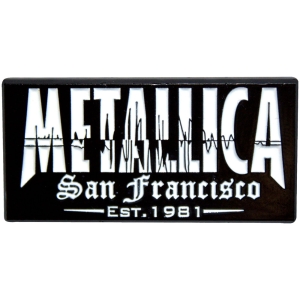 Metallica - Quake Pin Badge in the group MERCHANDISE / Merch / Hårdrock at Bengans Skivbutik AB (5589266)