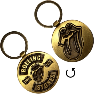 Rolling Stones - Tour Bordered Keychain in the group MERCHANDISE / Merch / Pop-Rock at Bengans Skivbutik AB (5589274)