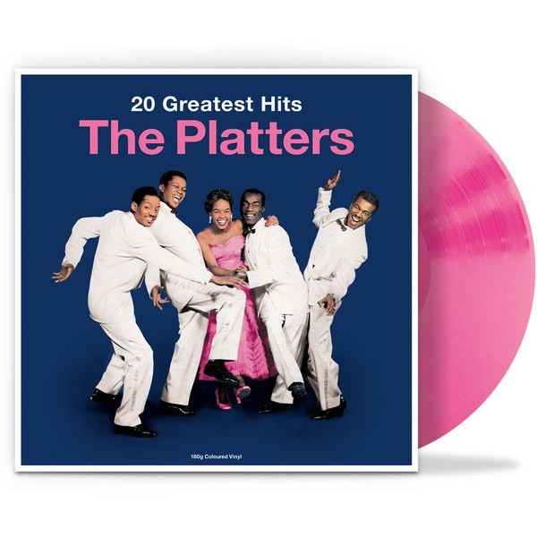 The Platters - 20 Greatest Hits (Pink Vinyl) in the group VINYL / Pop-Rock at Bengans Skivbutik AB (5589720)