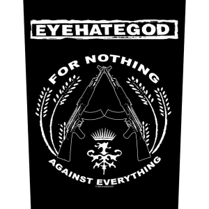 Eyehategod - For Nothing Back Patch in the group MERCHANDISE / Merch / Hårdrock at Bengans Skivbutik AB (5590299)