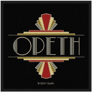 Opeth - Art Deco Logo Standard Patch in the group MERCHANDISE / Merch / Hårdrock at Bengans Skivbutik AB (5590308)
