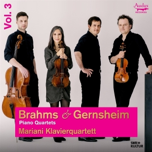 Mariani Klavierquartett - Brahms & Gernsheim Piano Quartets Vol. 3 in the group OTHER / Övrigt / at Bengans Skivbutik AB (5590334)