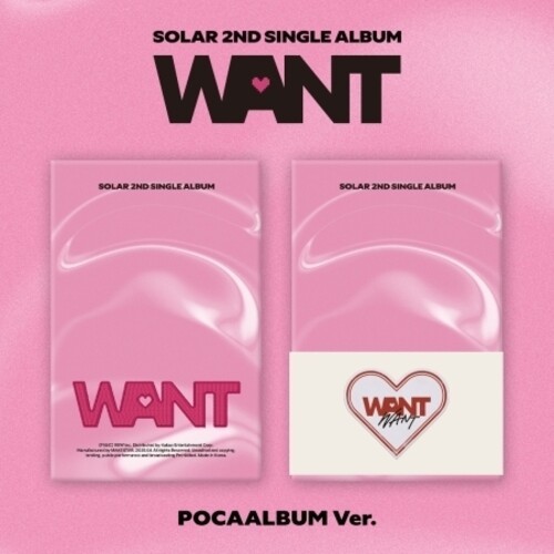 Solar - Want (Pockaalbum Ver.) in the group OTHER / Övrigt / at Bengans Skivbutik AB (5590615)