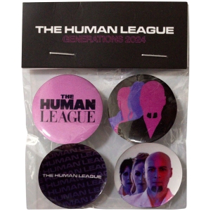 Human League - Generations Tour 24 Pin Badge Set in the group MERCHANDISE / Merch / Pop-Rock at Bengans Skivbutik AB (5592254)