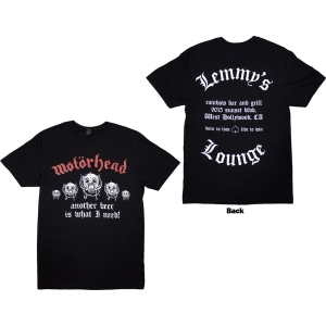 Motorhead - Lemmy's Lounge Uni Bl T-Shirt in the group MERCHANDISE / T-shirt / Hårdrock at Bengans Skivbutik AB (5593185r)